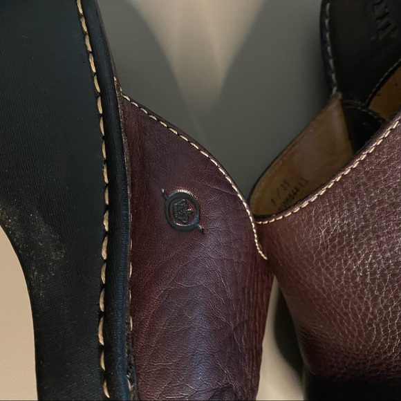 Born mules Soft Leather upper Brown size 8 - Picture 6 of 8
